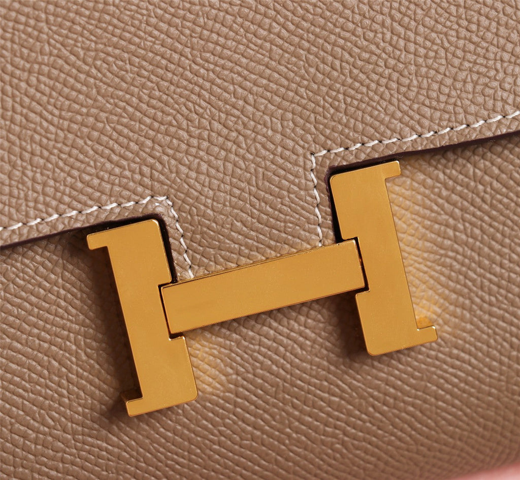 HM CONSTANCE BAGS DAKANG 20.5 CARAMEL EPSOM