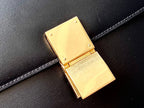 CELINE MEDIUM CLASSIQUE BAG 24CM BLACK CALFSKIN
