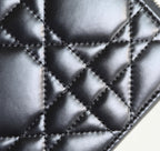 CARO BOX BAG 19 IN BLACK CALFSKIN