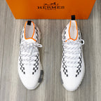 HM FLEX SLIP-ON SNEAKER WHITE WOVEN FABRIC