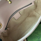 gg marmont 26cm nude mattelasse leather gold hardware