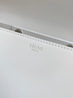 TRAPEZOID UNDERARM TRIPHOME 26 WHITE CALFSKIN