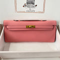 HM Kelly Cut 31 Pink Pastel Epsom Leather Gold Hardware 229065