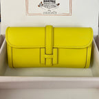 HM Jige 29 Lemon Yellow Swift Calfskin 229025