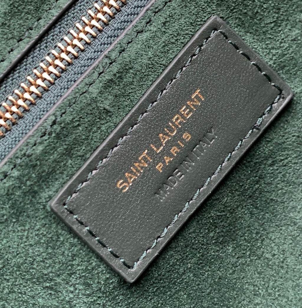 Le 5 a 7 24 Dark Green Lambskin Ghw