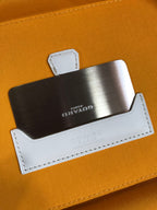 MUSE VANITY CASE 20 IN WHITE GOYARDINE CANVAS