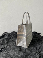 Medium CD Book Tote 36cm Grey