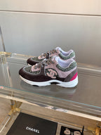 CC Sneaker In Multicolor Suede 145634