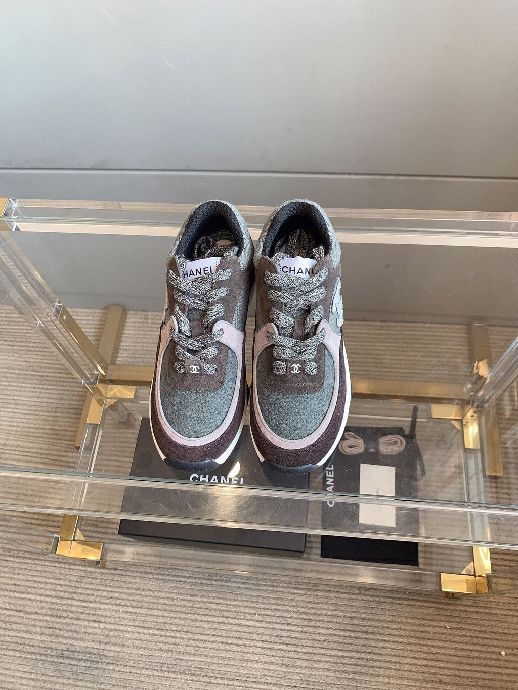 CC Sneaker In Multicolor Suede 145636