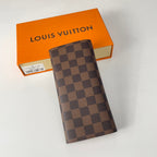 LV N60214 Emilie Wallet Brown Pink Monogram Canvas 221665