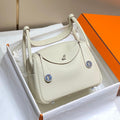 HM LINDY 26 BAG WHITE TAURILLON CLEMENCE LEATHER
