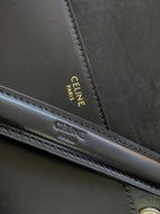 TRIOMPHE FRAME 23 BLACK CALFSKIN