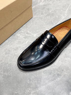 cl mocloon loafer black beige patent calfskin