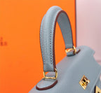 HM KELLY BAG 28 TEMPERED GRAY TOGO GOLD HARDWARE