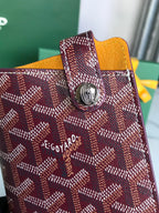 MONTMARTRE GM CASE 18 IN WINE RED GOYARDINE CANVAS