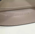 FENDI PEEKABOO 33 BAG IN KHAKI CALFSKIN WITH STRAP GOLD HARDWARE