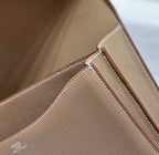 constance 24 etoupe epsom leather silver hardware