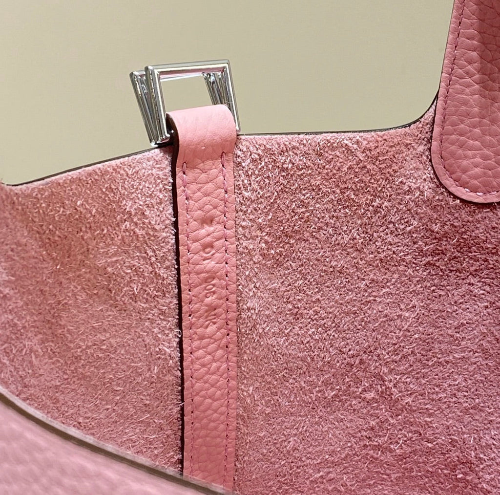 HM PICOTIN LOCK 18 PINK TOGO LEATHER