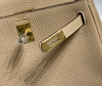 HM Mini Kelly 20cm Beige Togo Leather Gold Hardware