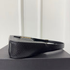 Le 5 a 7 24 Snake Black Lambskin Ghw
