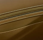 CONTI BAG 36 IN BRONZE BROWN CALFSKIN GOLD HARDWARE