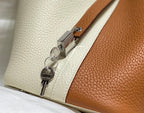 picotin lock 18 gold white togo shw