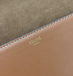 BESACE TRIPHOME 23 CINNAMON BROWN CALFSKIN