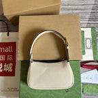 APHRODITE MINI 21 SHOULDER BAG IN WHITE CALFSKIN