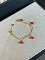 BVL 4 MOTIF GOLD DIVA DREAM BRACELET