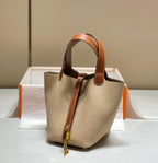 picotin lock 18 beige brown togo ghw