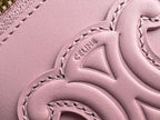 COSMETIC CASE 9 SMOOTH CALFSKIN PINK PASTEL BAG