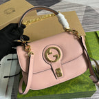 BLONDIE 23 TOP-HANDLE BAG LIGHT PINK CALFSKIN