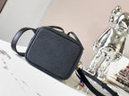 nano noe 13 grey bicolor black monogram gold hardware