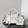 Balenciaga Neo Cagole scooter bag white lambskin 555322
