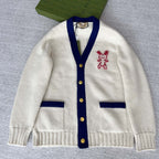 GG 25 Rabbit Cardigan White Wool 0003