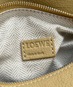 LOE MINI 18 PUZZLE BAG IN YELLOW CREAM CALFSKIN