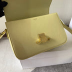 classique triomphe 22 lime calfskin gold hardware