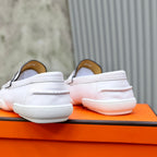 HM GUILLAUME LOAFER WHITE CALFSKIN