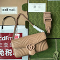 gg marmont 26cm all beige calfskin