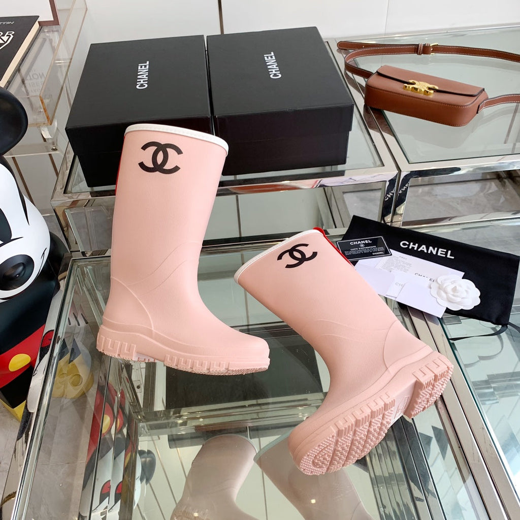 CC Rainboots Pink Rubber  204203