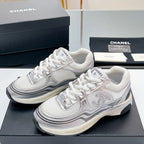 CC Sneaker In White Mesh Fabric 149795