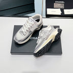 CC Sneaker In White Mesh Fabric 149795