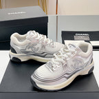 CC Sneaker In White Mesh Fabric 149795