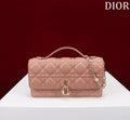 my cd mini 21 rose lambskin