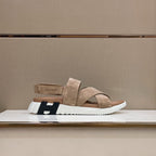 HM ELECTRIC SANDAL CAMEL SUEDE