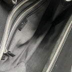 GG SMALL 28 TOTE BAG IN BLACK CALFSKIN