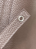 HM PICOTIN LOCK 18 CHOCOLATE TOGO LEATHER