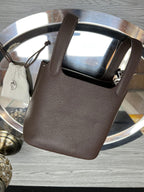 HM PICOTIN LOCK 18 CHOCOLATE TOGO LEATHER
