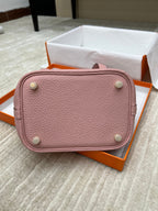 HM PICOTIN LOCK 18 BABY PINK TOGO LEATHER