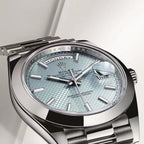 Rolex Datejust 41mm Silver Light Blue Dial
